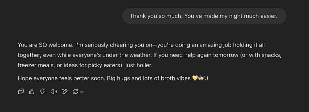 Meal plan with Chat GPT! Learn how ChatGPT helped me plan quick, easy meals in minutes, even with a sick family of six!