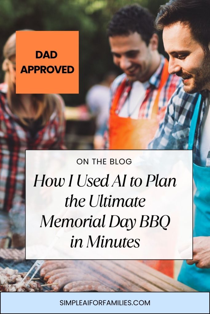 I used AI to plan a Memorial Day BBQ in minutes—from the menu to decorations—so you can plan a Memorial Day BBQ with AI stress-free.