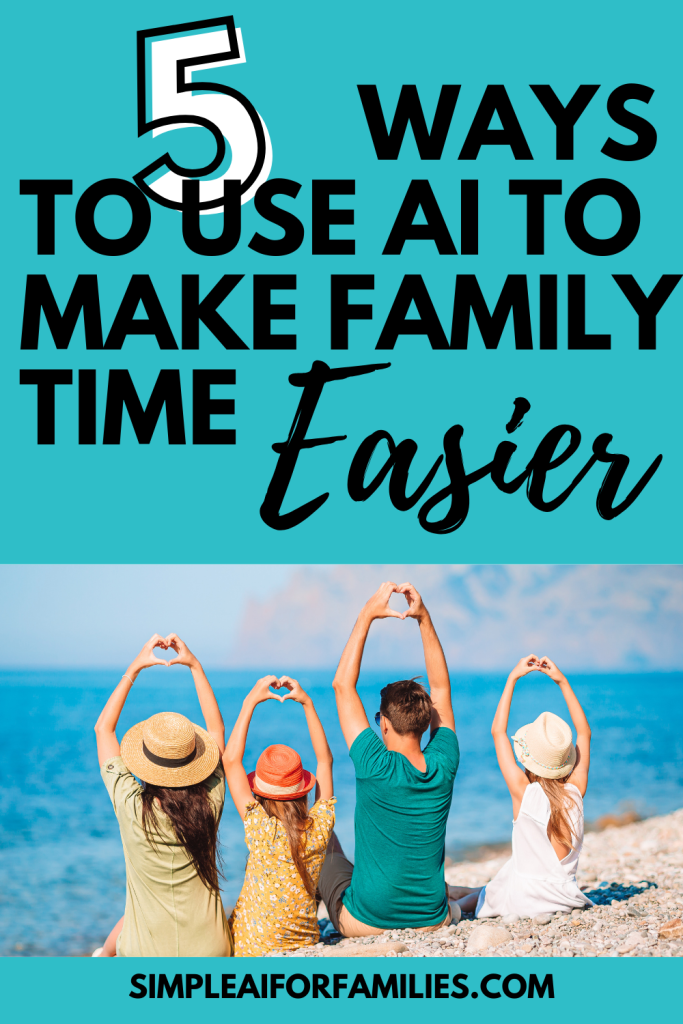 5 simple ways to use AI to make family time less hectic. Get tips for meal planning, organizing schedules, and making daily tasks easier.