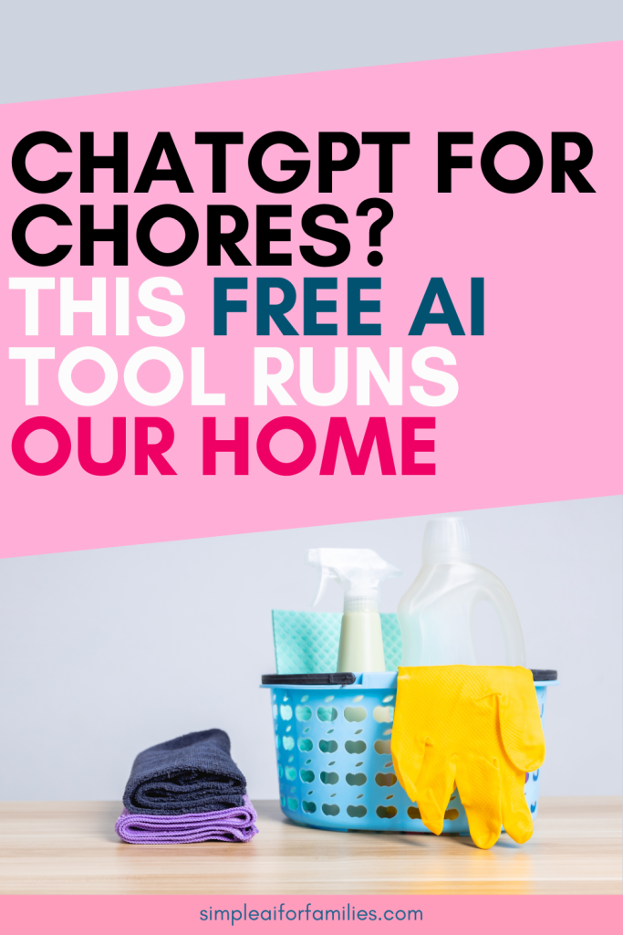 Say goodbye to nagging! I use ChatGPT for chores with Chore Captain GPT to organize tasks, keep things fair, and reduce stress—for free!