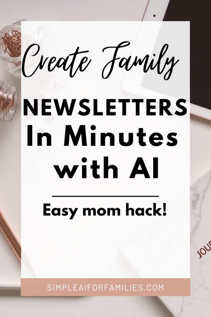 I use Family Newsletter with ChatGPT to keep loved ones updated. Save time, add personality, and share milestones everyone will love.